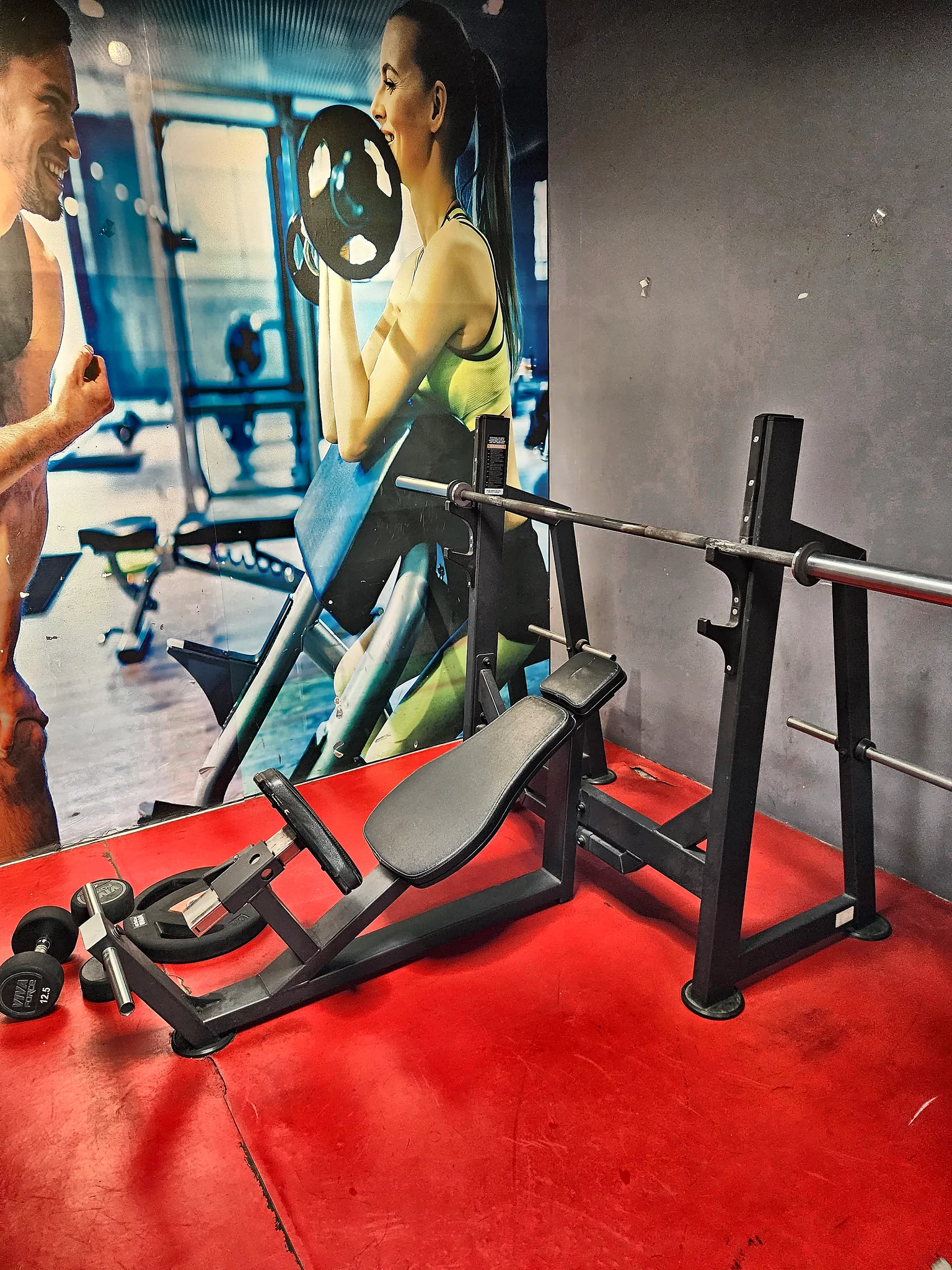 Olympic Incline Press Station